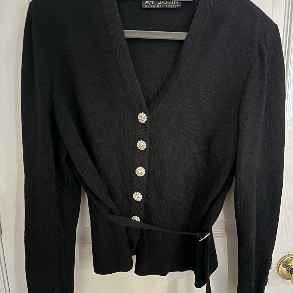 St. John Knits Evening  Jacket in Santa Roma Knit